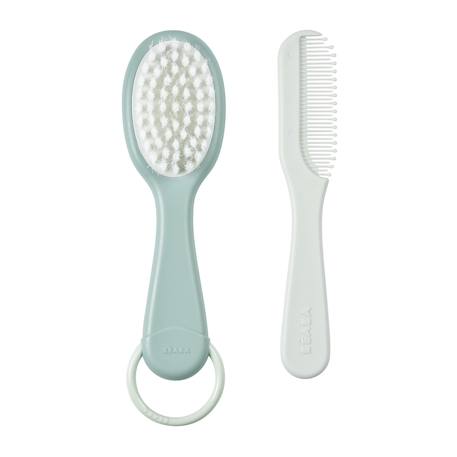 Peigne et brosse 2 en 1 Vert bleu 2 - vertbaudet enfant 
