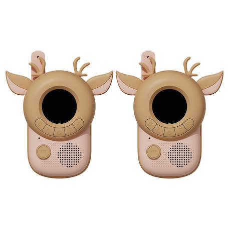 Zoo walkie talkie - cerf the zoofamily Brown 1 - vertbaudet enfant 