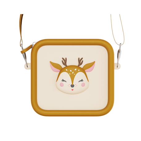 Sac en silicone cerf Brown 1 - vertbaudet enfant 