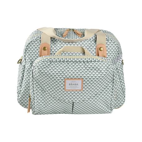 Sac à langer iconique grand volume 23 l geneve Imprimé jeu vert sauge 3 - vertbaudet enfant 