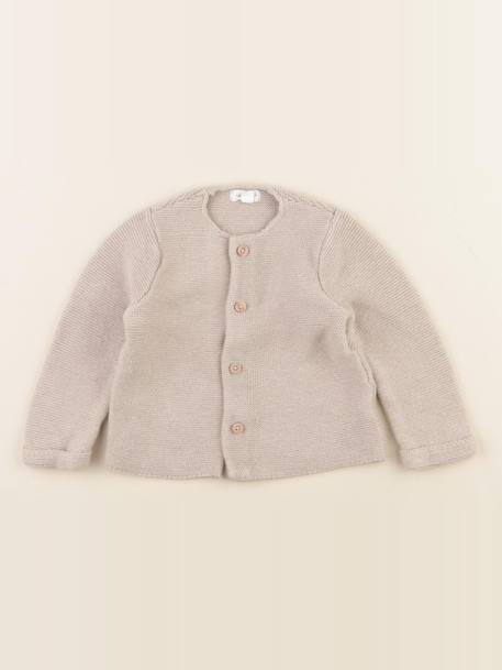 Gilet - 12 mois Marron 1 - vertbaudet enfant 