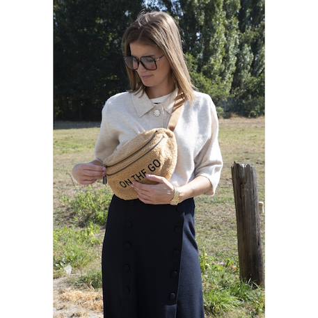 Sac banane Teddy blanc cassé+Teddy marron 8 - vertbaudet enfant 