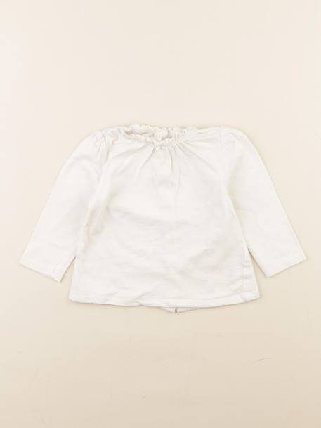 Tee-shirt - 12 mois Blanc 1 - vertbaudet enfant 