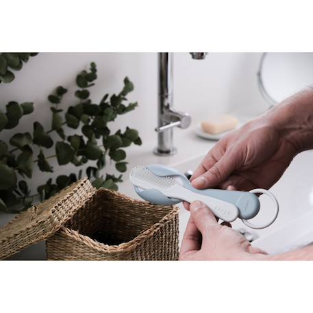 Peigne et brosse 2 en 1 Vert bleu 6 - vertbaudet enfant 