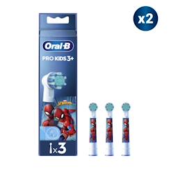 Puériculture-Pro kids brossettes spiderman, 6 unités