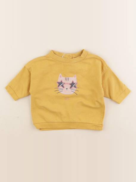 Sweat - 3 mois Jaune 1 - vertbaudet enfant 
