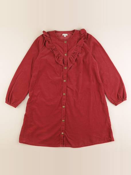Robe - 12 ans Rouge 1 - vertbaudet enfant 