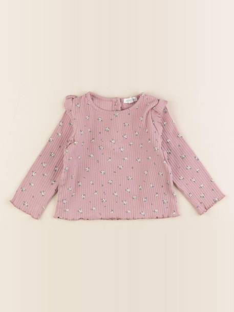 Tee-shirt - 12 mois Rose 1 - vertbaudet enfant 