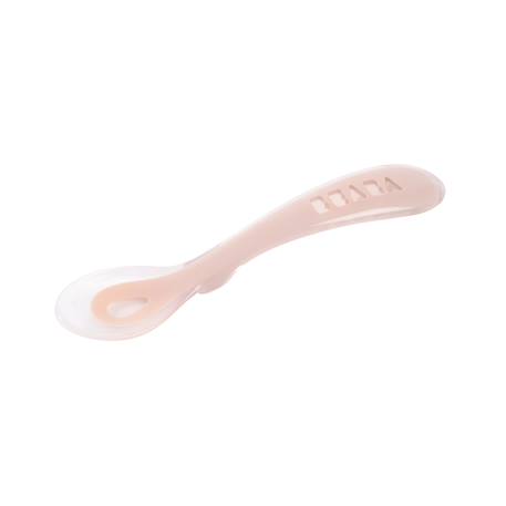 Cuillère 2ème âge en silicone Barbe à papa+Bleu 1 - vertbaudet enfant 