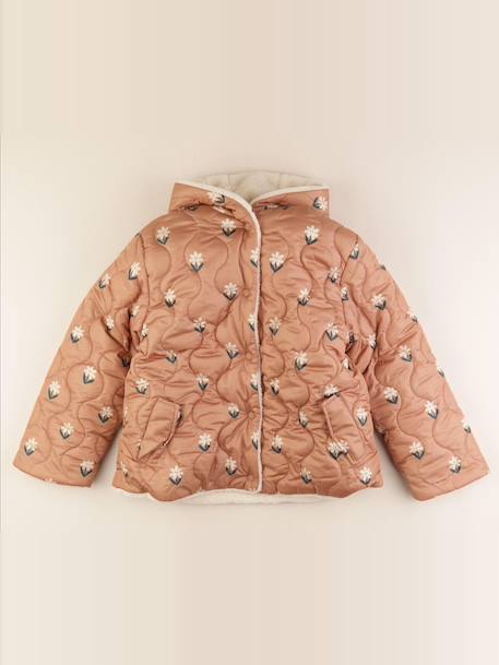 Doudoune réversible - 12 ans Beige, marron 1 - vertbaudet enfant 