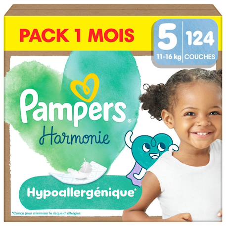 Harmonie, taille 5, 124 couches Blanc 1 - vertbaudet enfant 