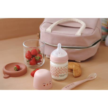 Sac repas isotherme pratique, capacité 5 l Léopard+Rose poudrée+Vert bleu 12 - vertbaudet enfant 