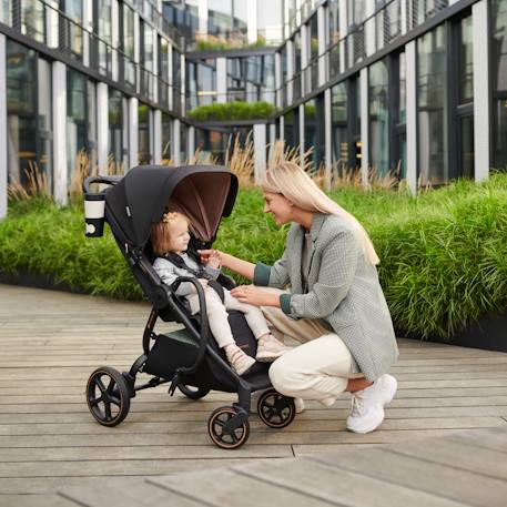 Poussette 3 en 1 Kinderkraft YOXI avec Nacelle Transformable, Siège Réversible, MINK PRO i-Size et Roues Increvables Gris clair+Vert 3 - vertbaudet enfant 