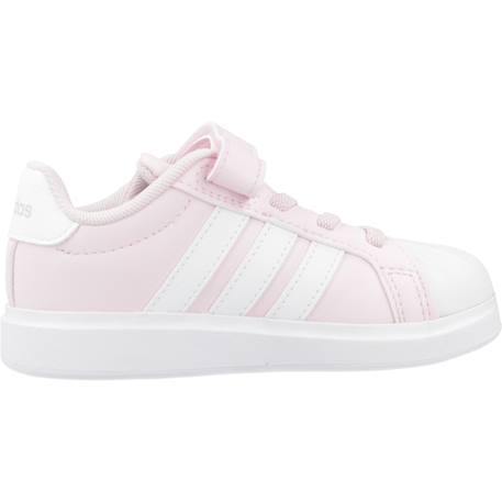 Baskets fille en textile à scratch urbain Rose pink 1 - vertbaudet enfant 