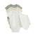 Lot de 3 bodies bébé manches courtes ouverture croisée mini rêve Ecru 3 - vertbaudet enfant 