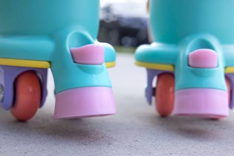 Rollers d'apprentissage twista Rose et vert 6 - vertbaudet enfant 