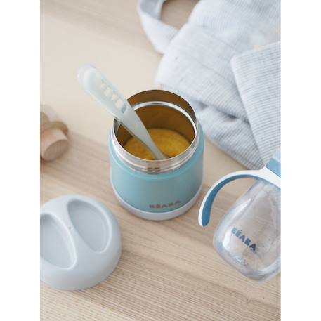 Portion inox isotherme 300 ml Brume claire+Gris minéral/vert+Rose clair 6 - vertbaudet enfant 