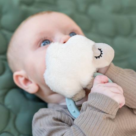 Hochet avec anneau de dentition sheepy bleu Bleu 4 - vertbaudet enfant 