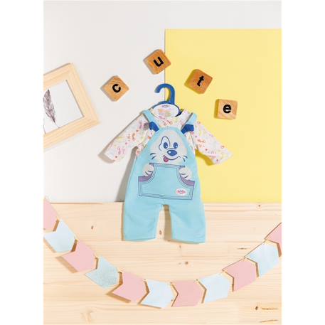 Baby born petits vêtements pour poupée 36cm Bleu et rose 1 - vertbaudet enfant 