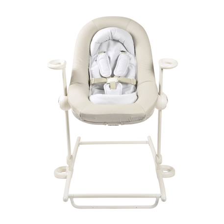 Transat réglable en hauteur 3 inclinaisons up&down Greige 1 - vertbaudet enfant 