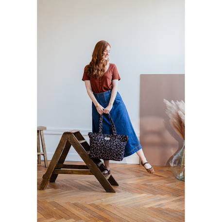 Sac à langer madrid Denim+Léopard+Lichen 8 - vertbaudet enfant 