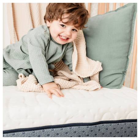 Matelas pour lit bébé confort max - confort généreux - déhoussable à 360° Blanc 6 - vertbaudet enfant 