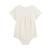 Barboteuse bébé en gaze de coton louison Ecru 3 - vertbaudet enfant 