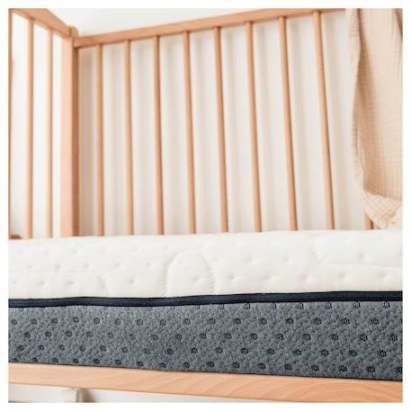 Matelas pour lit bébé confort max - confort généreux - déhoussable à 360° Blanc 4 - vertbaudet enfant 