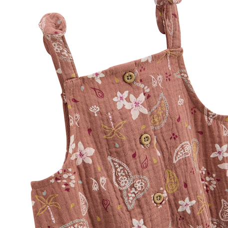 Barboteuse bébé en gaze de coton arizona Terracotta 4 - vertbaudet enfant 