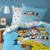 Parure de lit imprimée 100% coton, pat patrouille car Bleu 1 - vertbaudet enfant 