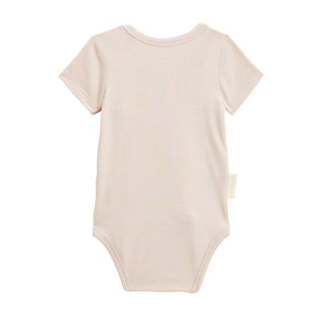 Lot de 3 bodies bébé manches courtes ouverture croisée mini rêve Ecru 5 - vertbaudet enfant 