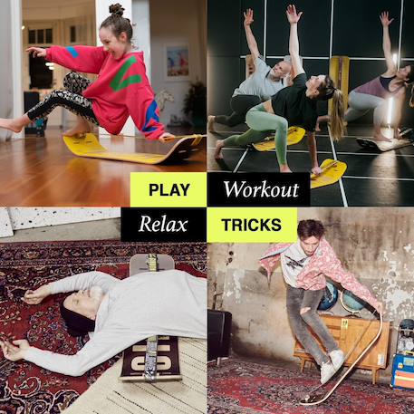 Planche d'equilibre slackline play Black / wood+Wood / blue+Wood / brown+Wood / white+Wood / yellow+Yellow / wood 7 - vertbaudet enfant 