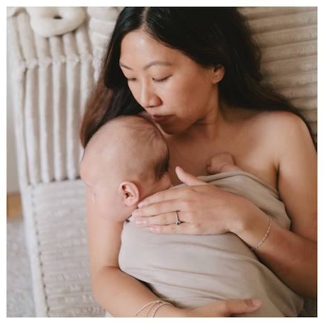 Bandeau peau à peau tube beige s/m Beige 4 - vertbaudet enfant 