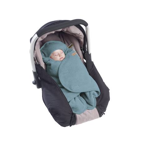 Couverture enveloppante pour bébé multi-usages babynomade Bleu baltique 3 - vertbaudet enfant 