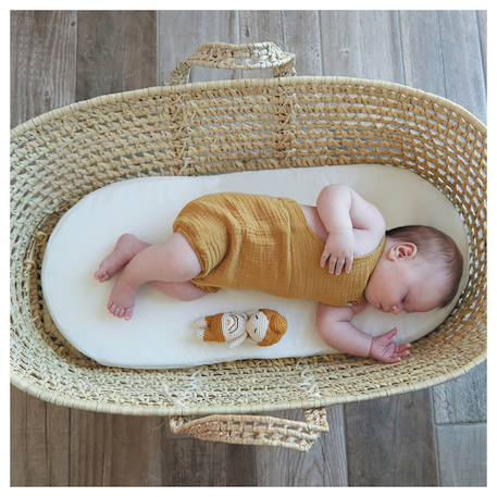 Matelas de landau déhoussable Blanc 2 - vertbaudet enfant 