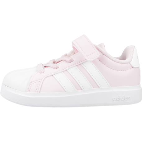 Baskets fille en textile à scratch urbain Rose pink 2 - vertbaudet enfant 