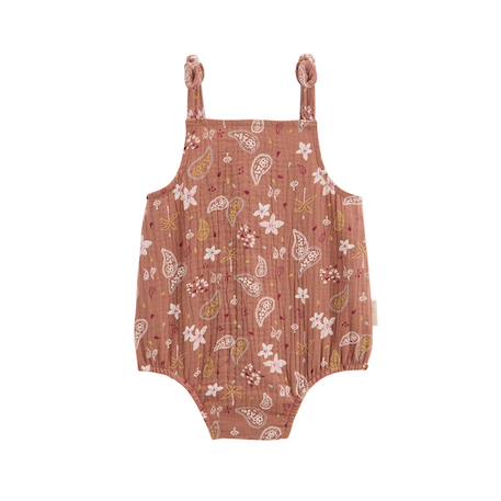Barboteuse bébé en gaze de coton arizona Terracotta 3 - vertbaudet enfant 