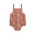 Barboteuse bébé en gaze de coton arizona Terracotta 3 - vertbaudet enfant 