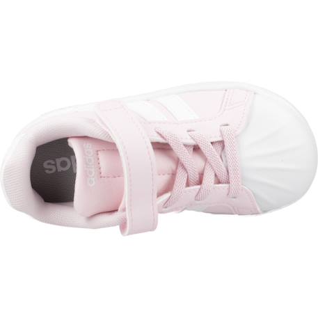 Baskets fille en textile à scratch urbain Rose pink 6 - vertbaudet enfant 