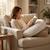 Coussin de maternité 3 en 1 : grossesse, allaitement & repos - housse double gaze coton - blanc Blanc 4 - vertbaudet enfant 