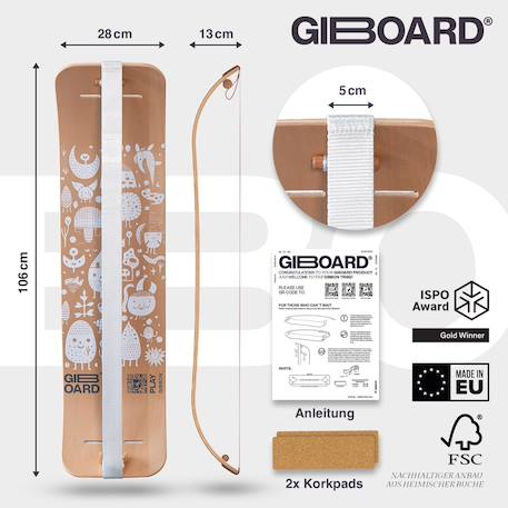 Planche d'equilibre slackline play Black / wood+Wood / blue+Wood / brown+Wood / white+Wood / yellow+Yellow / wood 13 - vertbaudet enfant 