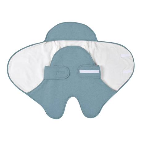 Couverture enveloppante pour bébé multi-usages babynomade Bleu baltique 2 - vertbaudet enfant 