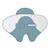 Couverture enveloppante pour bébé multi-usages babynomade Bleu baltique 2 - vertbaudet enfant 