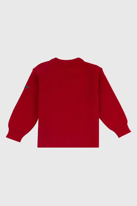 Pull marin uni en laine fouesnant enfant Braise+Navire 2 - vertbaudet enfant 