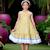 Robe demoiselle d'honneur bohème  liberty   esmeralda Bleu fleurie+Jaune fleuri+Orange vert+Violet 12 - vertbaudet enfant 
