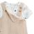 Ensemble salopette bébé en gaze de coton et t-shirt toucana Sable 4 - vertbaudet enfant 
