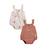 Lot de 2 barboteuses bloomer bébé en gaze de coton arizona Ecru 2 - vertbaudet enfant 
