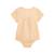Barboteuse bébé en gaze de coton ouverture croisée noisette Orange 3 - vertbaudet enfant 