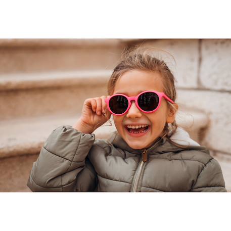 Lunettes de soleil enfant 4-6 ans Barbe à papa+Bleu marin+Écaille+Fuchsia+Galet+Rose brumeuse+Vert sauge 18 - vertbaudet enfant 