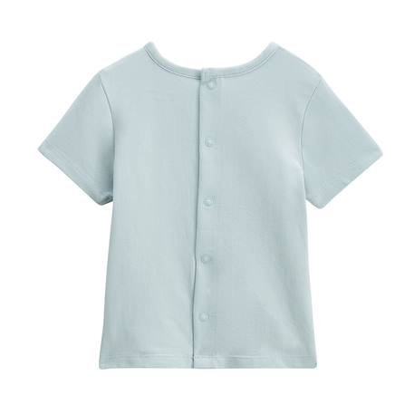 Ensemble bébé t-shirt et short en gaze de coton elio Bleu 5 - vertbaudet enfant 